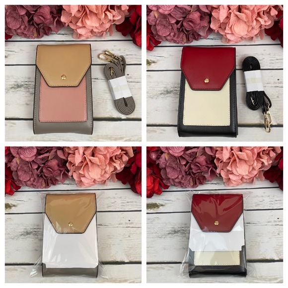 Multifunctional Vegan Leather Crossbody Purse - Picture 15 of 16